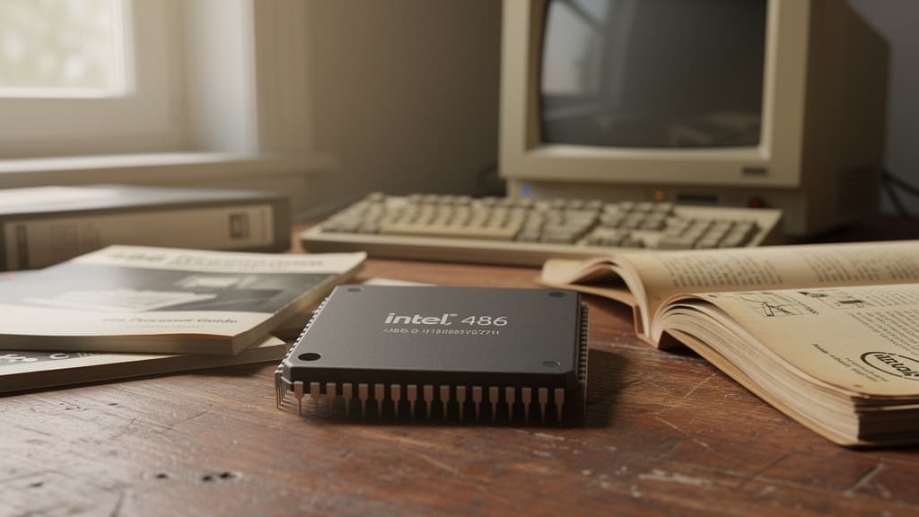 Intel's 486 CPU: A Milestone in Computing History Announced on April 10, 1989