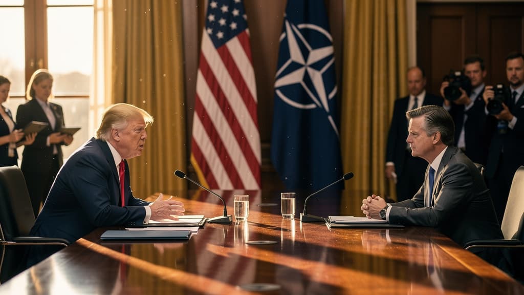 President Trump Criticizes NATO Following Meeting with Secretary-General Mark Rutte